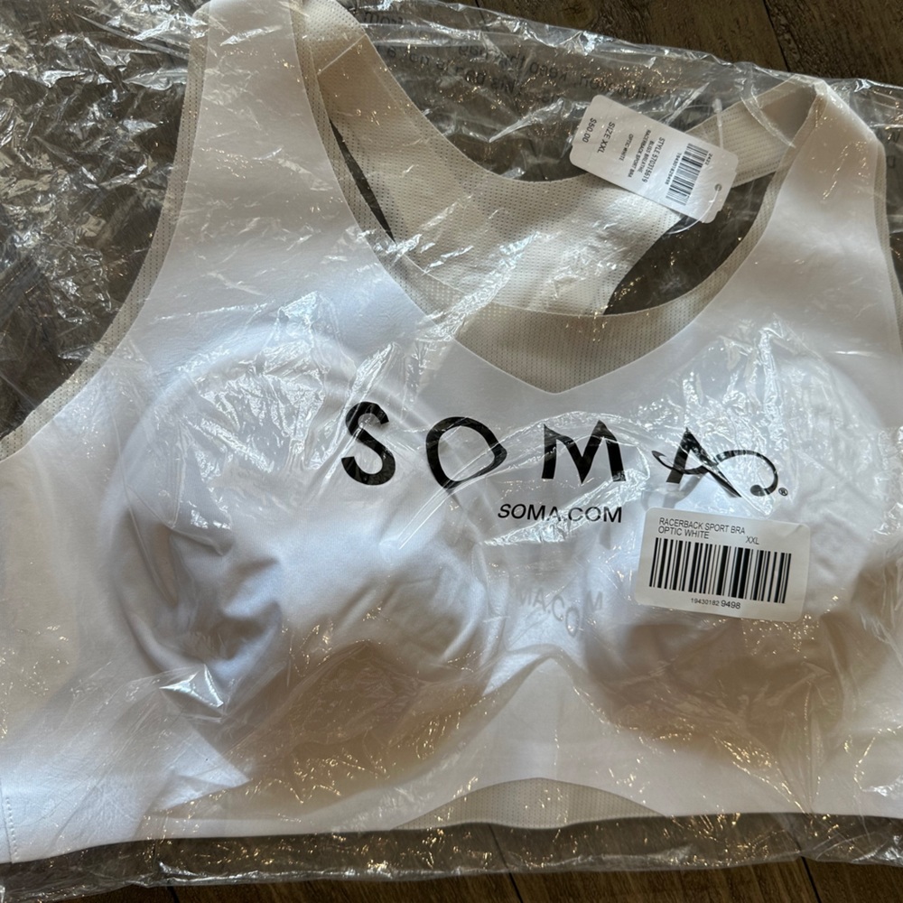 SOMA Bliss Breathe Racerback Sport Bra. New in bag with tag attached tag. - Picture 3 of 9